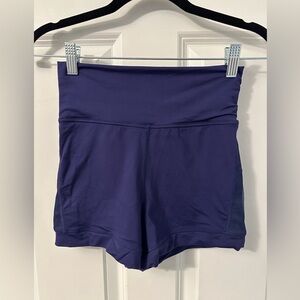 Capezio Cosmos High Waisted Short, XL, Galactic Blue